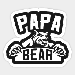 Papa Mama Baby Bear Sticker